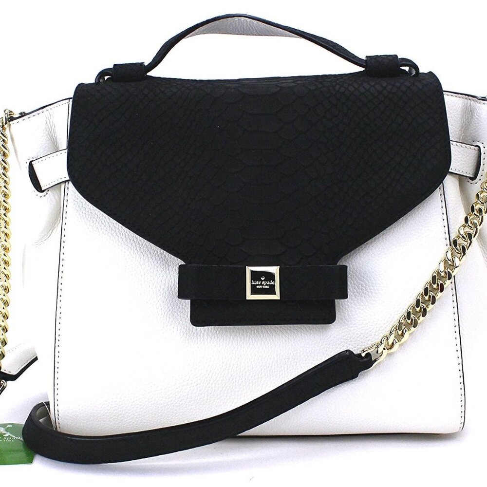 Kate Spade Black and White Crossbody Bag